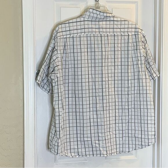Pronto Uomo Button Down Short Sleeve Shirt Size XXL - Picture 4 of 9